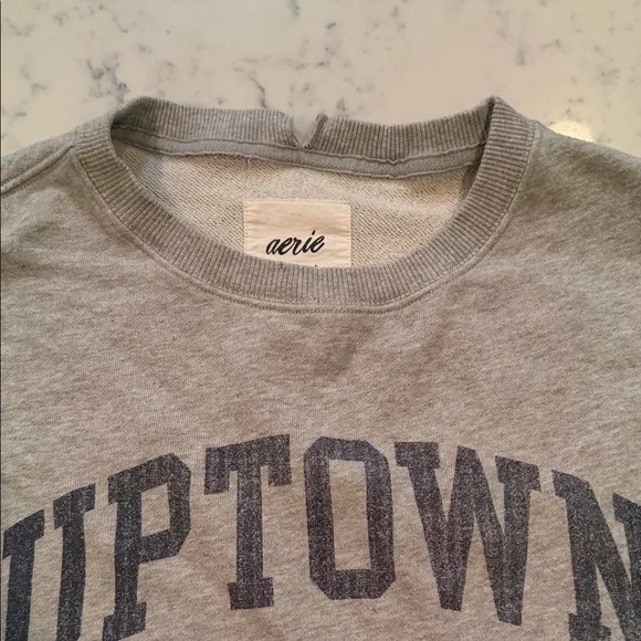 Aerie “Uptown Safari” Distressed Sweatshirt – XXL - Picture 3 of 6
